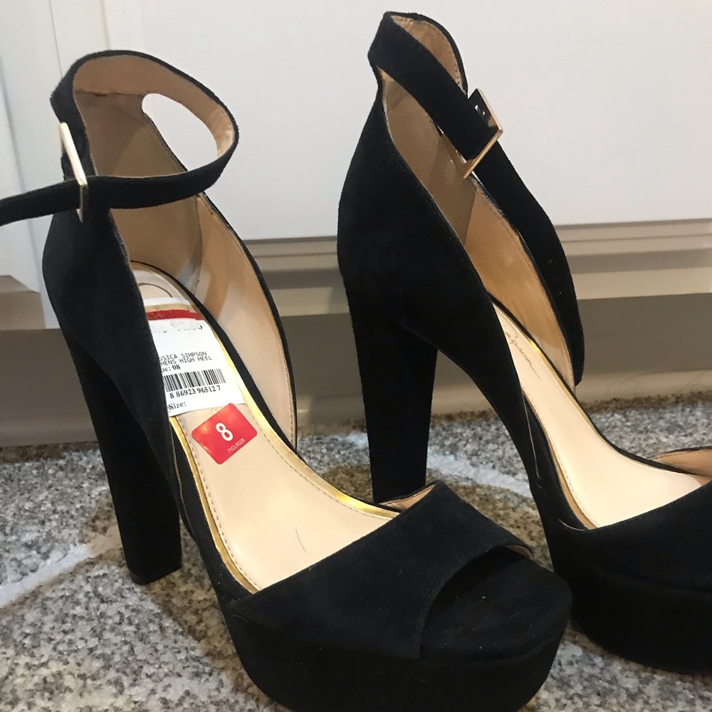 Ankle platform heels